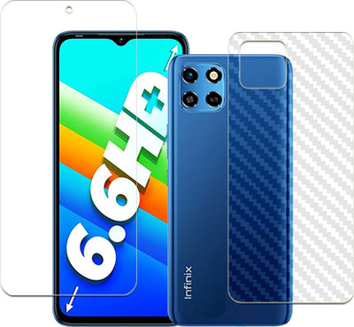 ARBAN Front and Back Tempered Glass for Infinix Smart 6 HD FRONT BACK(Pack of 1)