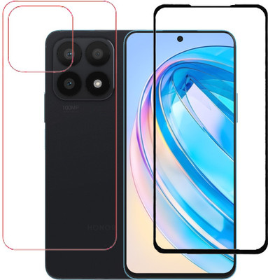 HOBBYTRONICS Front and Back Tempered Glass for Honor X8a, HONOR X8A(Pack of 1)