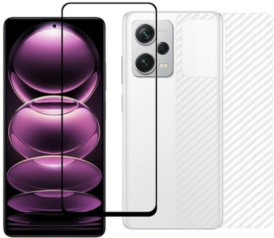 eZell Front and Back Tempered Glass for REDMI NOTE 12 PRO+(Pack of 2)