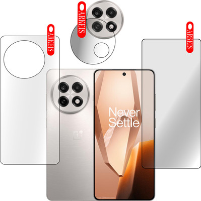 ARKEIS Front and Back Tempered Glass for OnePlus 13R 5G(Pack of 2)