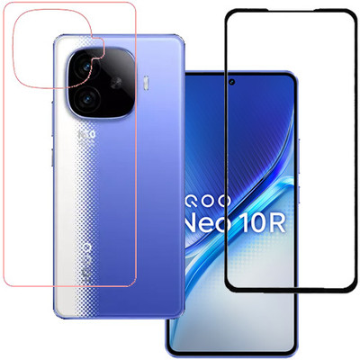 KMPERED Front and Back Tempered Glass for IQOO Neo 10R(Pack of 1)