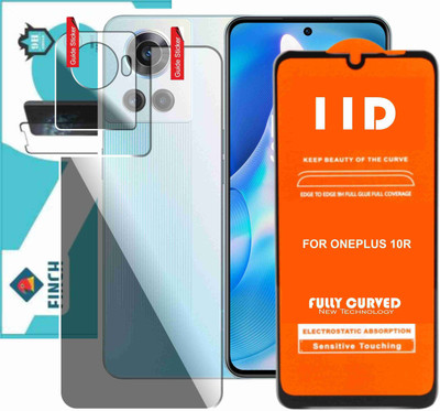 KANCHA Front and Back Tempered Glass for ONEPLUS 10R 5G, ONEPLUS 10R PRIME EDITION 5G(Pack of 3)