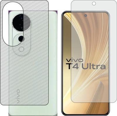 Fasheen Front and Back Tempered Glass for Vivo T4 Ultra 5G(Pack of 2)