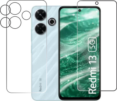 chakoor Front and Back Tempered Glass for Redmi 13 5G(Pack of 2)
