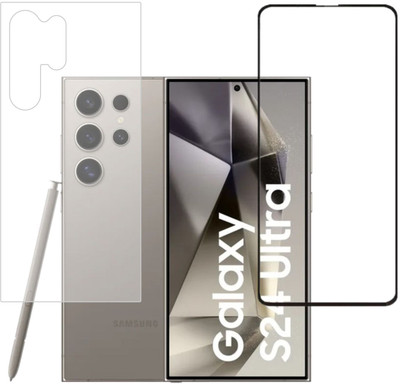 FINCH Front and Back Tempered Glass for Samsung Galaxy S24 Ultra, S24 Ultra, Galaxy S24 Ultra, Samsung S24 Ultra(Pack of 2)