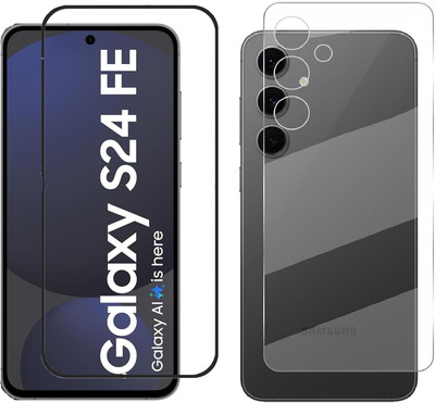 4 YARDS Front and Back Tempered Glass for Samsung Galaxy S24 FE 5G (D-Plus)(Pack of 1)