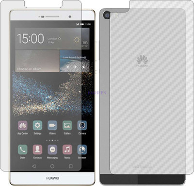 Fasheen Front and Back Tempered Glass for HUAWEI P8 MAX (Front Matte Finish & Back 3d Carbon Fiber)(Pack of 2)