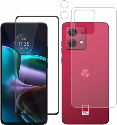 Ten To 11 Front and Back Tempered Glass for Motorola G84(Pack of 3)