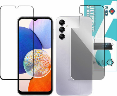 FINCH Front and Back Tempered Glass for SAMSUNG GALAXY A14 5G(Pack of 2)
