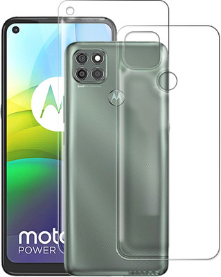 MUTAALI Front and Back Tempered Glass for Motorola G9 Power(Pack of 1)