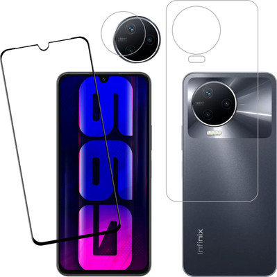 Ten To 11 Front and Back Tempered Glass for Infinix Note 12 Pro(Pack of 3)