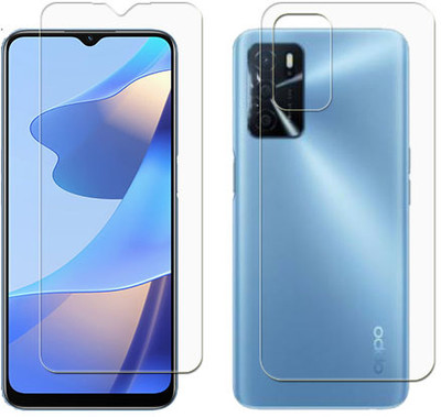 SOMTONE Front and Back Tempered Glass for Oppo A16(Pack of 1)