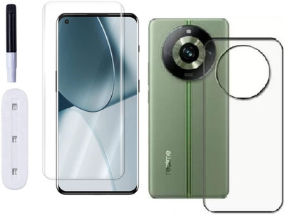 Bai and kaka Front and Back Tempered Glass for Realme 11 Pro(Pack of 2)