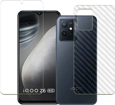 ARBAN Front and Back Tempered Glass for iQOO Z6 5G FRONT BACK(Pack of 1)