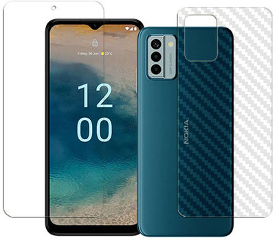 SOMTONE Front and Back Tempered Glass for Nokia G22 FRONT BACK(Pack of 1)
