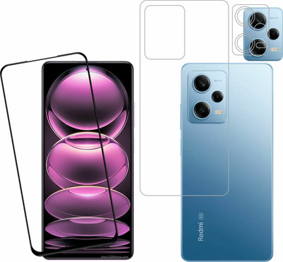 Ten To 11 Front and Back Tempered Glass for Redmi Note 12 Pro 5G, Redmi Note 12 Pro 5G [With Rear Camera Lens Guard](Pack of 3)