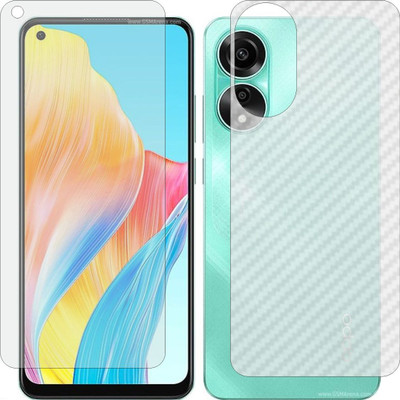 MOBART Front and Back Tempered Glass for Oppo A78 4G CPH2565(Pack of 2)