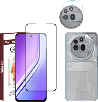 Vatsin Front and Back Tempered Glass for Nothing 3A Pro(Pack of 3)