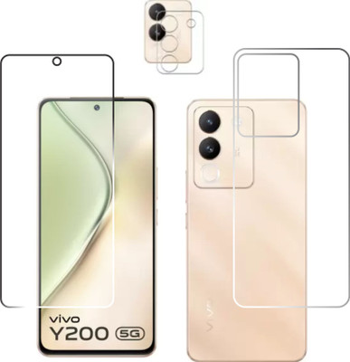 chakoor Front and Back Tempered Glass for vivo Y200 5G(Pack of 3)