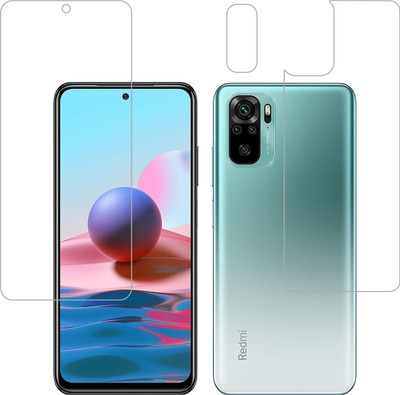 Ten To 11 Front and Back Tempered Glass for MI Redmi Note 10S(Pack of 3)
