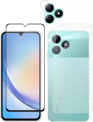 KANCHA Front and Back Tempered Glass for REALME C53, Realme c51(Pack of 2)