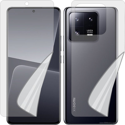 ZINGTEL Front and Back Tempered Glass for XIAOMI 13 PRO (Edge To Edge TPU Full Coverage)(Pack of 1)