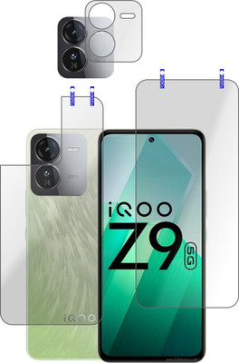 Cinzia Front and Back Tempered Glass for IQOO Z9 5G(Pack of 3)