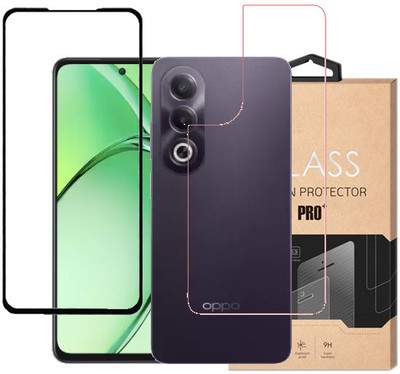 ECMERED Front and Back Tempered Glass for OPPO K12x 5G(Pack of 1)
