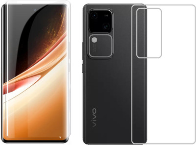 4 YARDS Front and Back Tempered Glass for vivo V30 5G(Pack of 1)