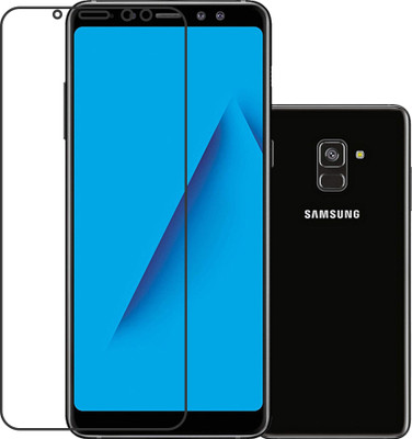 MUTAALI Front and Back Tempered Glass for SAMSUNG A8 PLUS(Pack of 1)
