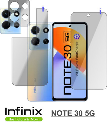Cinzia Front and Back Tempered Glass for Infinix Note 30 5G(Pack of 3)