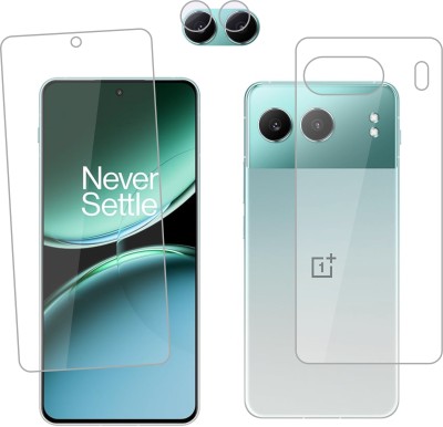 Ten To 11 Front and Back Tempered Glass for OnePlus Nord 4 5G, OnePlus Nord 4 5G [With Rear Camera Lens Guard](Pack of 3)