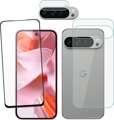 Ten To 11 Front and Back Tempered Glass for Google Pixel 9 Pro, Google Pixel 9 Pro [With Rear Camera Lens Guard](Pack of 3)