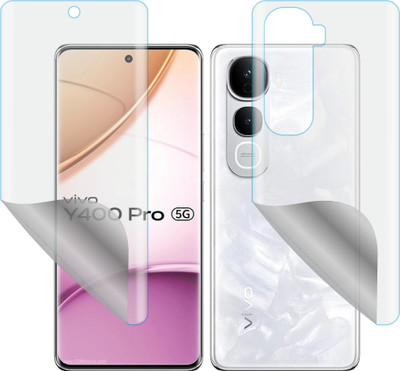 Mobling Front and Back Tempered Glass for Vivo Y400 Pro 5G (Edge to Edge Full Screen Protector)(Pack of 1)
