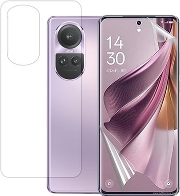HOBBYTRONICS Front and Back Tempered Glass for Oppo Reno10 Pro 5G, Oppo Reno10 Pro, Reno10, Oppo Reno10 5G(Pack of 1)