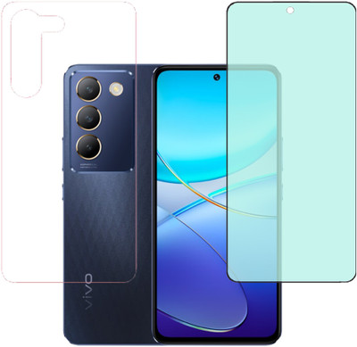 VAYUVAULT Front and Back Tempered Glass for vivo Y200e 5G(Pack of 2)