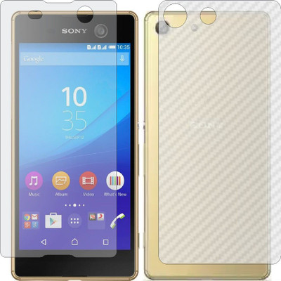 Fasheen Front and Back Tempered Glass for SONY XPERIA M5 DUAL(Pack of 2)