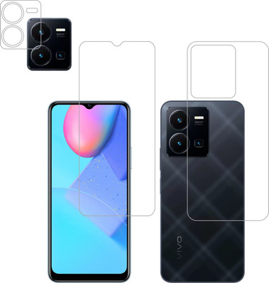 Ten To 11 Front and Back Tempered Glass for ViVO Y35(Pack of 3)