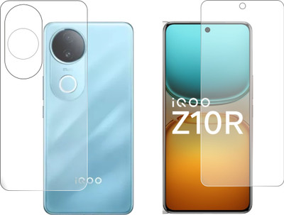 chakoor Front and Back Tempered Glass for IQOO Z10R 5G(Pack of 3)