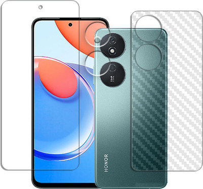 SOMTONE Front and Back Tempered Glass for CL-Honor Play 8T FRONTBACK AND CAMERA LENS SCREEN GUARD(Pack of 1)
