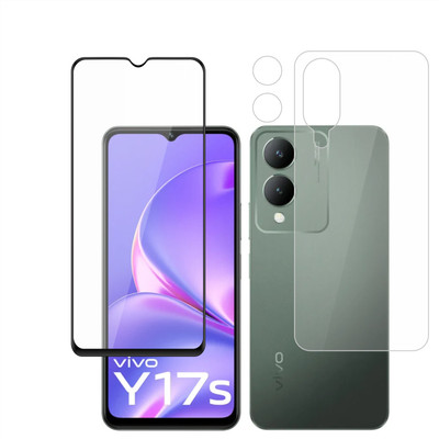 Vatsin Front and Back Tempered Glass for ViVO Y17s(Pack of 3)