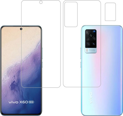 Vatsin Front and Back Tempered Glass for ViVO X60(Pack of 3)