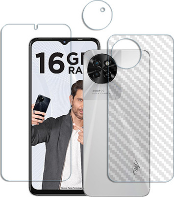 ARBAN Front and Back Tempered Glass for Itel S23 FRONTBACK TEMPERED GLASS(Pack of 1)
