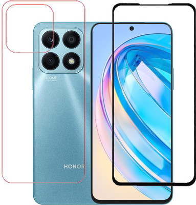 HOBBYTRONICS Front and Back Tempered Glass for Honor X8a, HONOR X8A(Pack of 1)