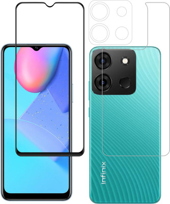 Vatsin Front and Back Tempered Glass for Infinix Smart 7 HD(Pack of 3)