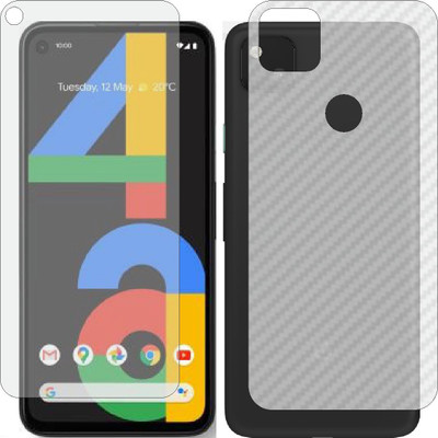 Fasheen Front and Back Tempered Glass for GOOGLE PIXEL 4A(Pack of 2)