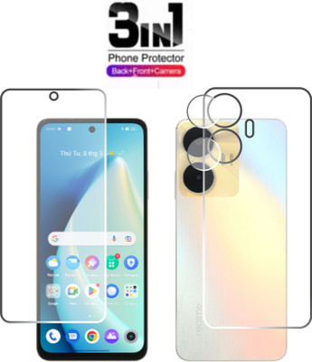 chakoor Front and Back Tempered Glass for REALME C55 ,REALME NARZO N55(Pack of 3)