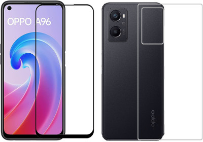 4 YARDS Front and Back Tempered Glass for Oppo A96 (11-D)(Pack of 1)