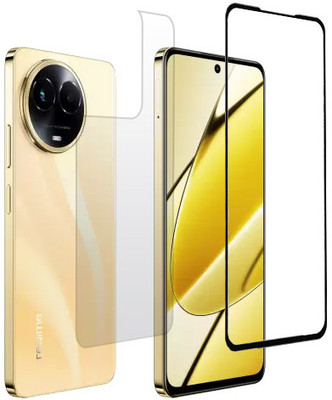 KMPERED Front and Back Tempered Glass for Realme 11, Realme 11x(Pack of 2)