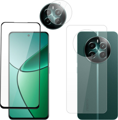 Ten To 11 Front and Back Tempered Glass for Realme Narzo 70 5G, Realme Narzo 70 5G [With Rear Camera Lens Guard](Pack of 3)